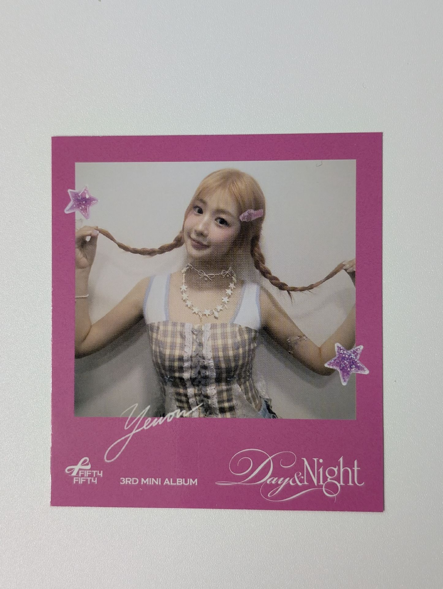 Yewon <Day & Night> 專輯卡 Day ver. 拍立得卡