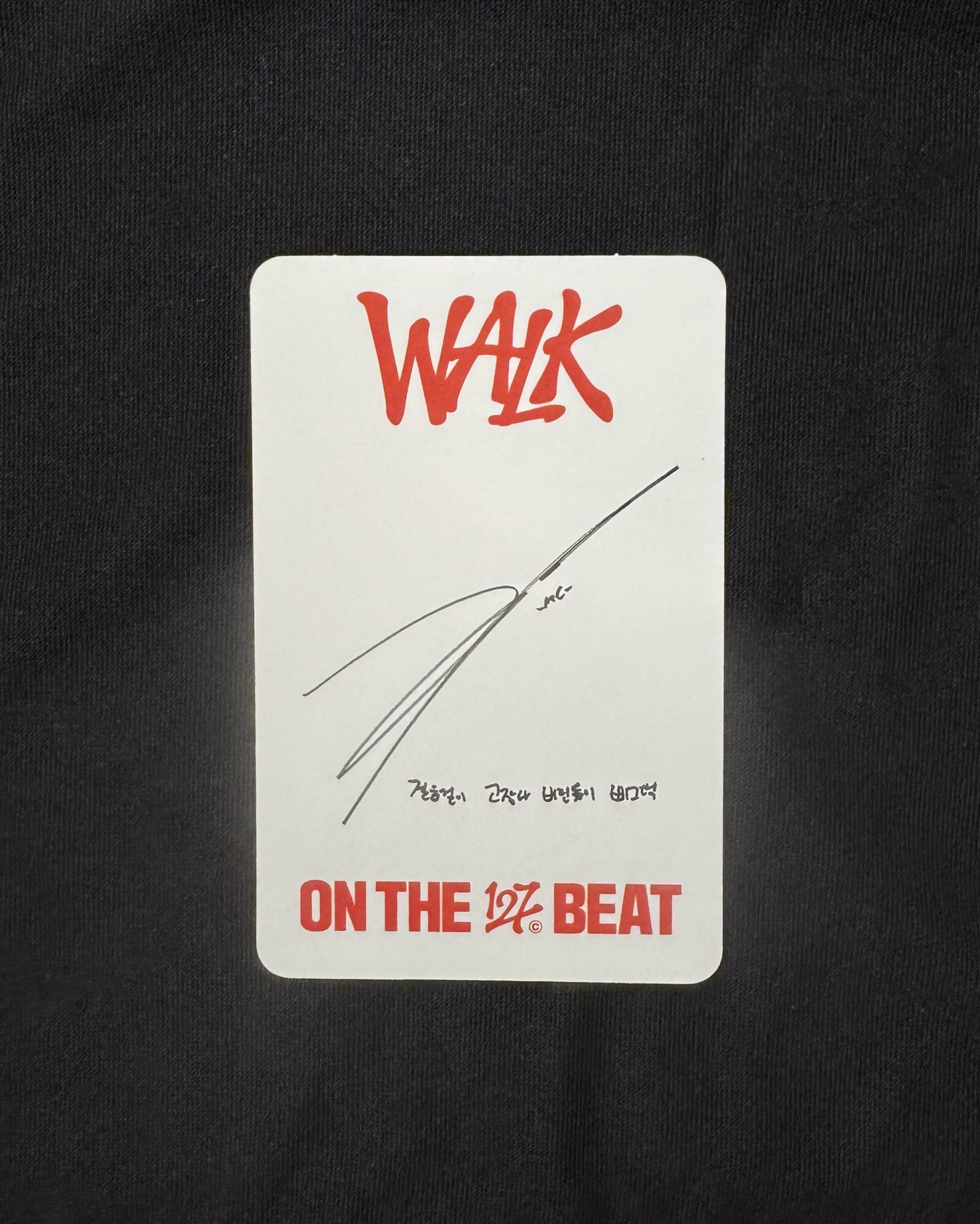 WALK 專輯卡 楷燦