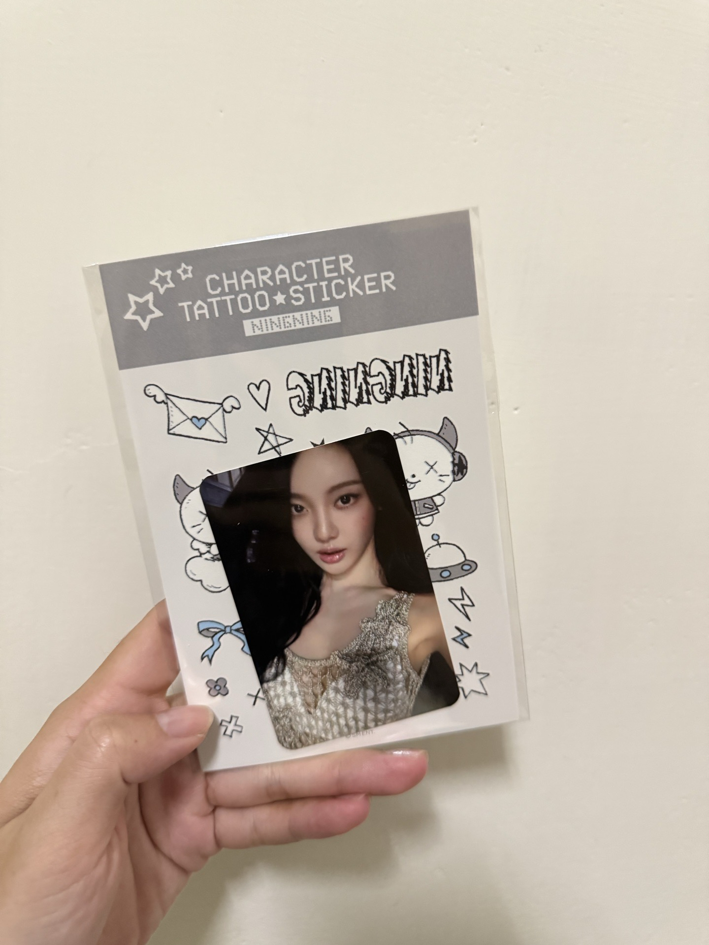 aespa三巡周邊 紋身貼紙 寧