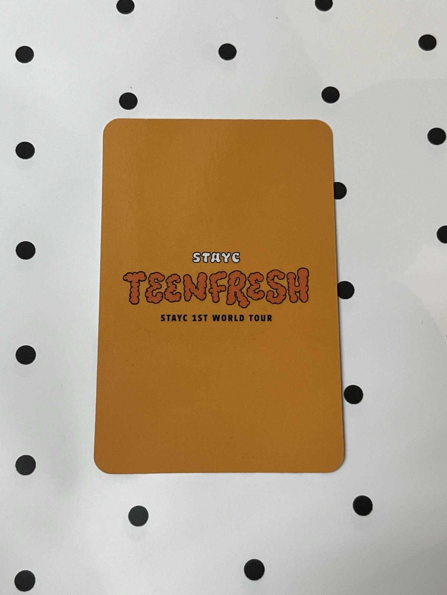 STAYC ISA teenfresh 世巡 首爾入場卡 花環莎