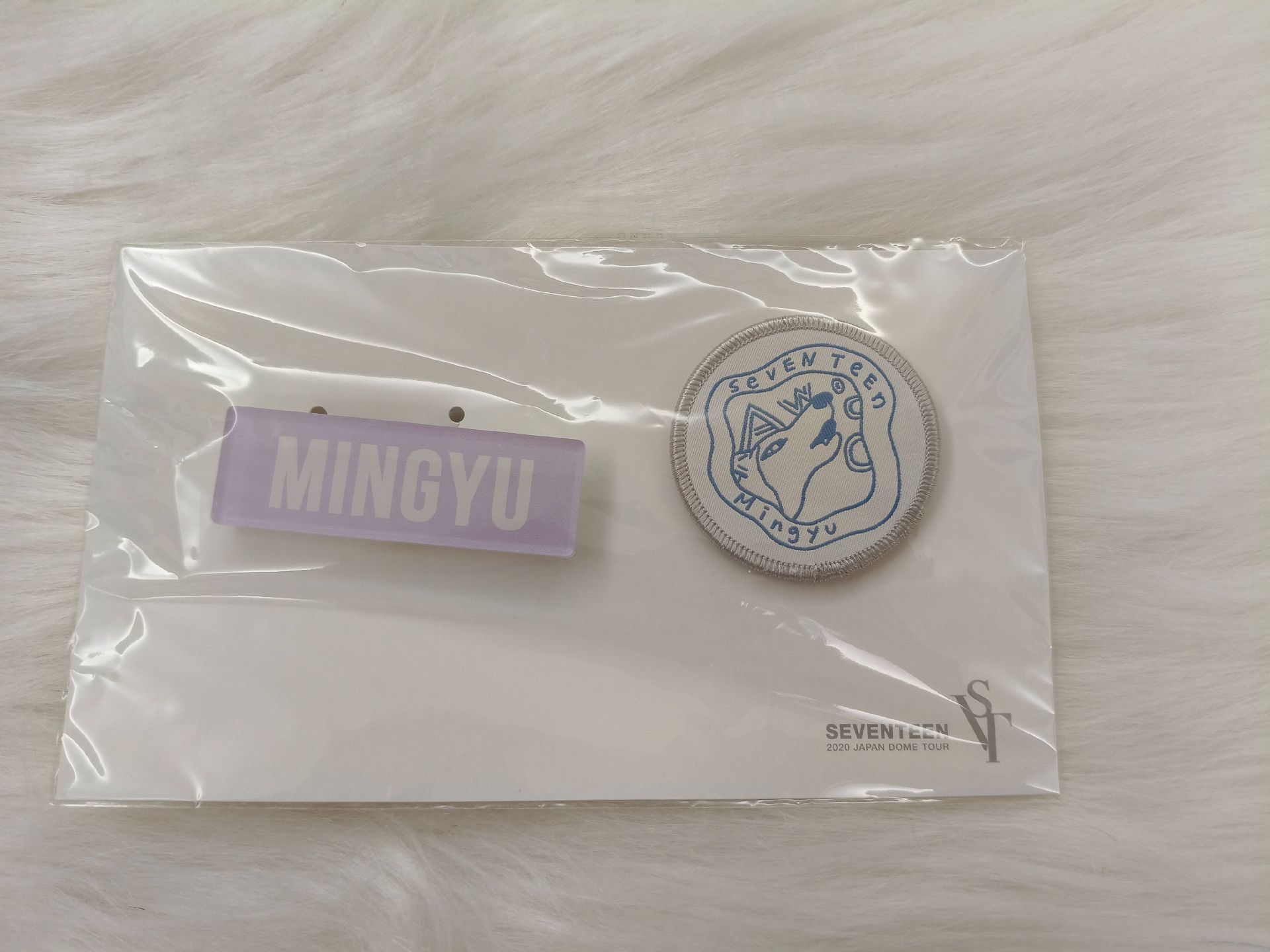 2020日本蛋巡金珉奎姓名徽章/布章