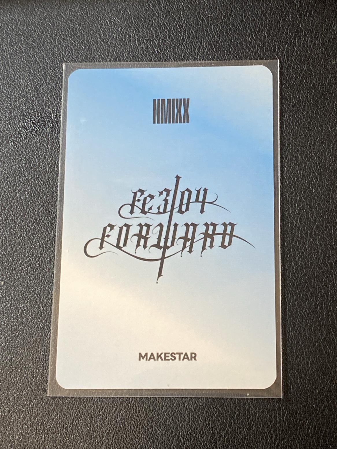 NMIXX Jiwoo ms特典卡 鏡心友