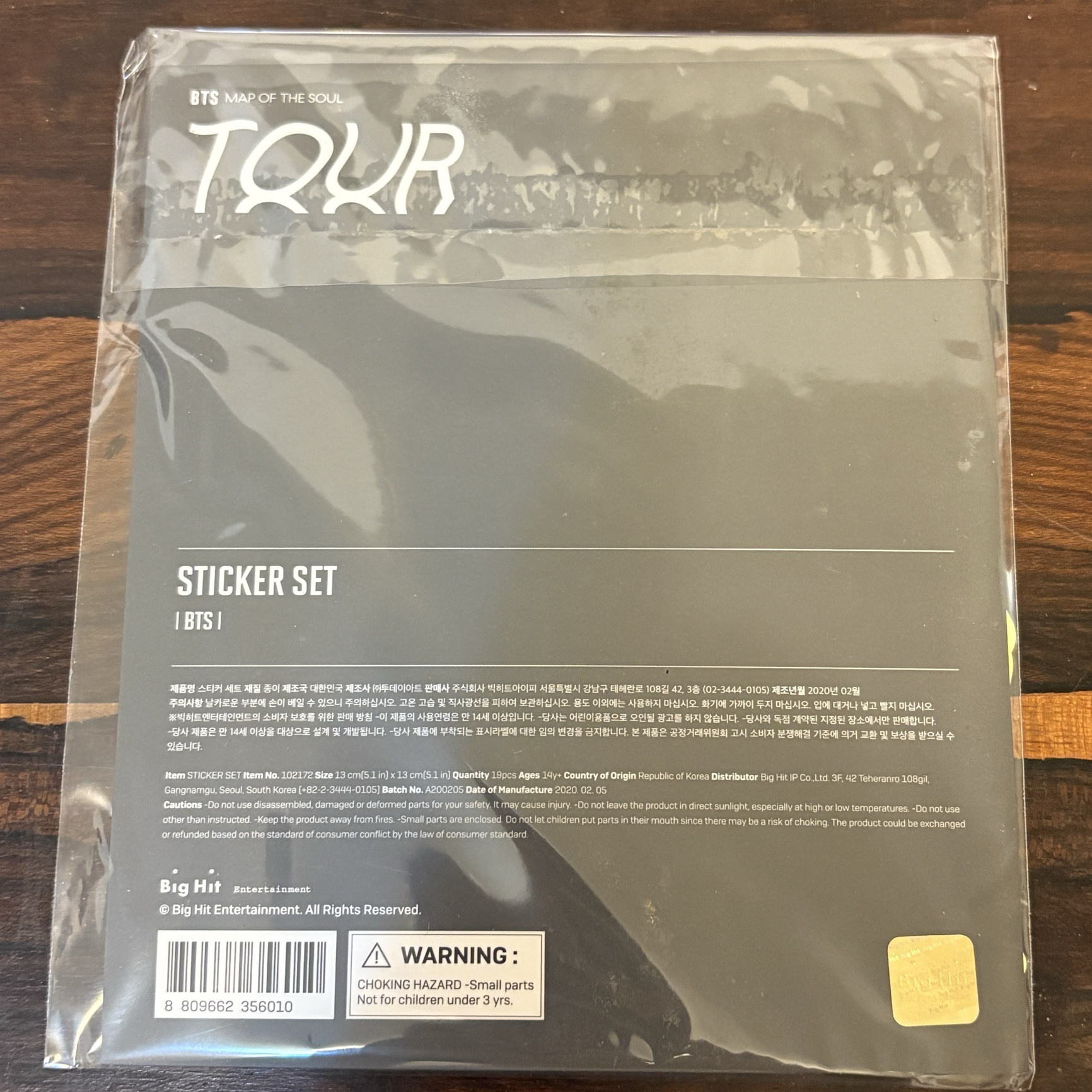 BTS MOTS TOUR MD 團體貼紙set