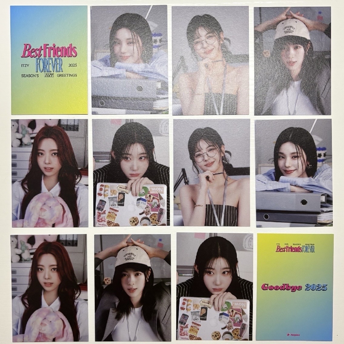Itzy 2025年曆 FP月曆卡｜一套不拆