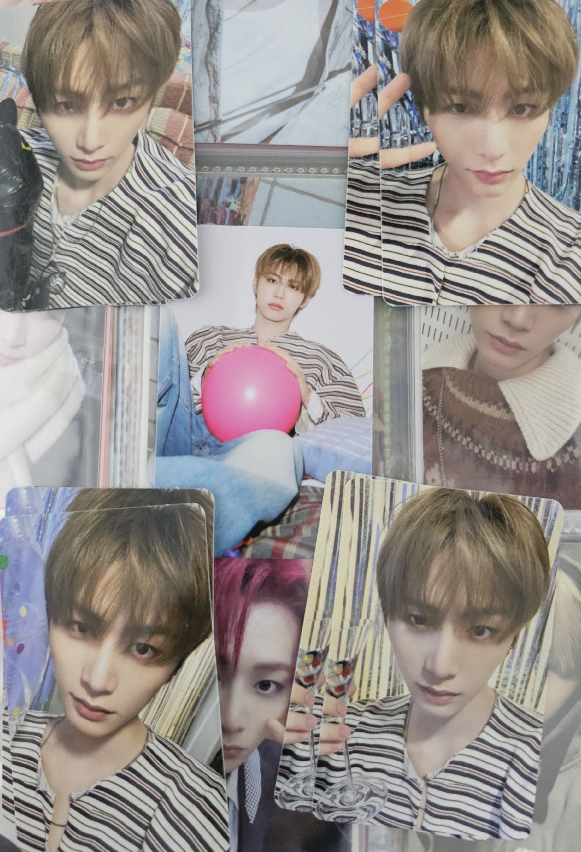 抱粉紅氣球卡包（組）