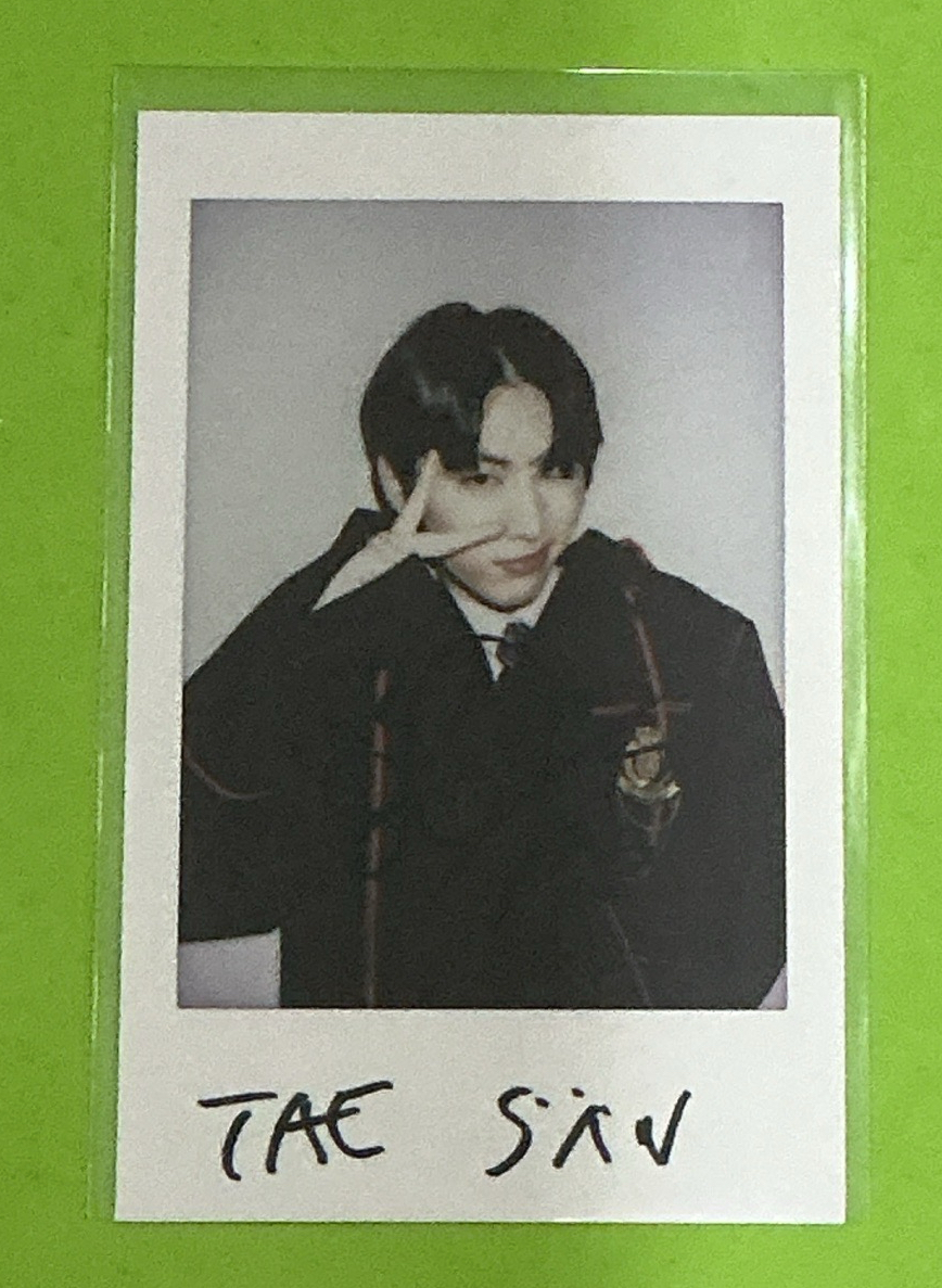 BOYNEXTDOOR 門童 TAESAN 泰山 WAVES B版 漫潮 雜誌 小卡 拍立得