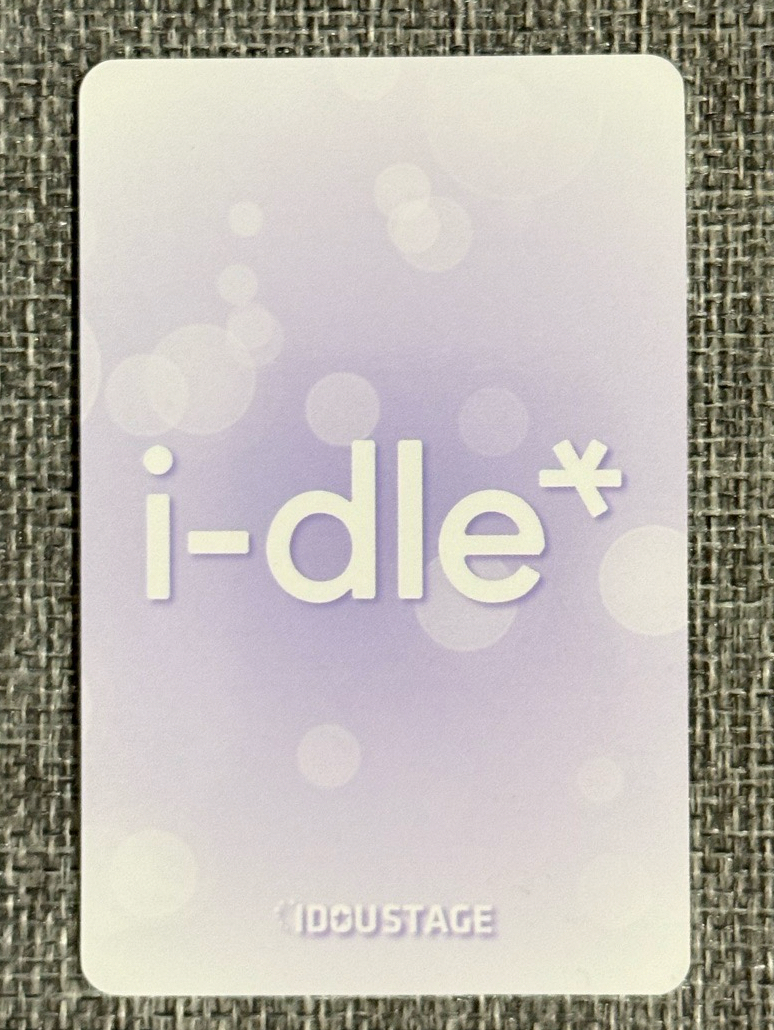 idle 愛豆驛站3.0官方特典 麵