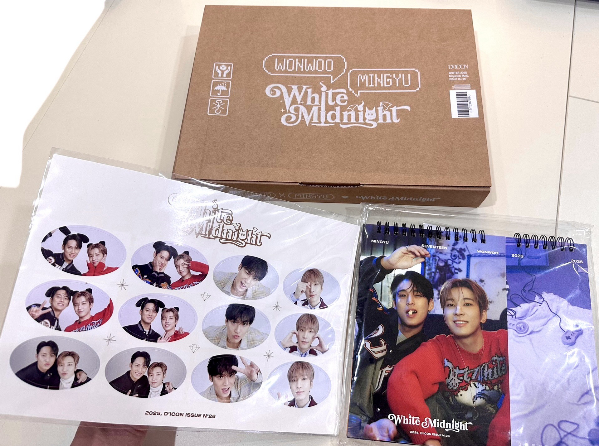 DICON 盒子+年曆+貼紙 金珉奎 全圓佑