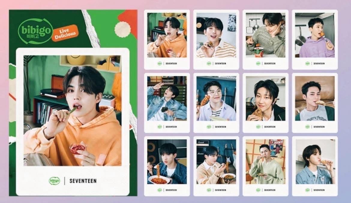 Bibigo 代言卡一套（缺哲）