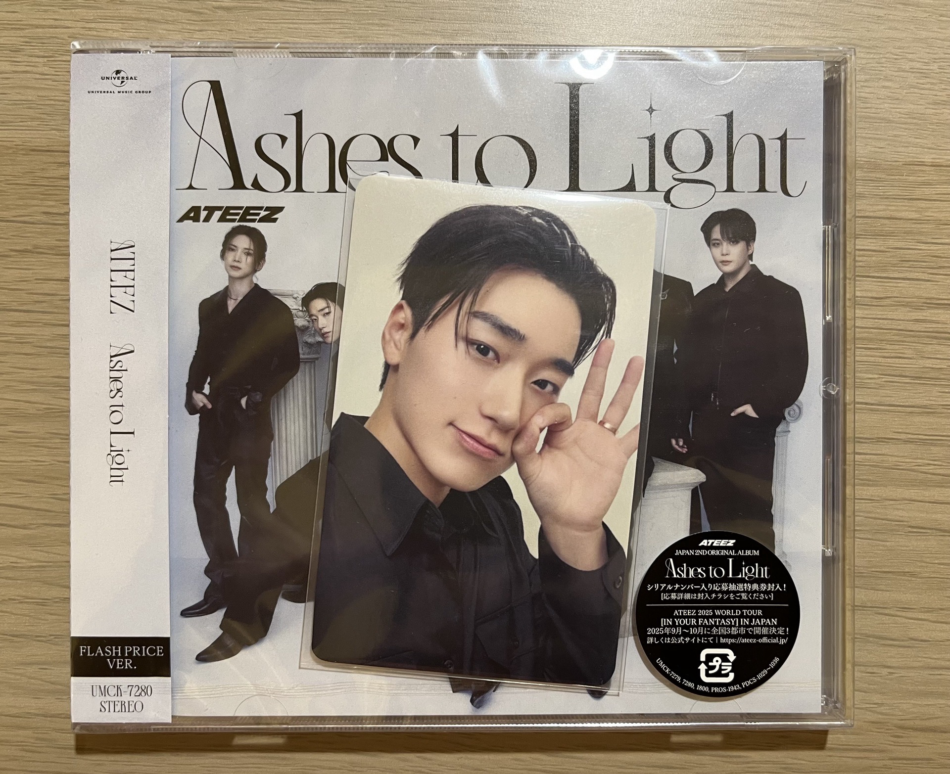 Ashes to Light 全新未拆FP盤+神戶場特典 傘
