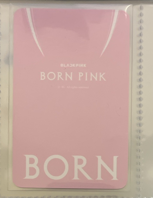 BLACKPINK BORN PINK Rosé 周邊卡 鐵盒小卡