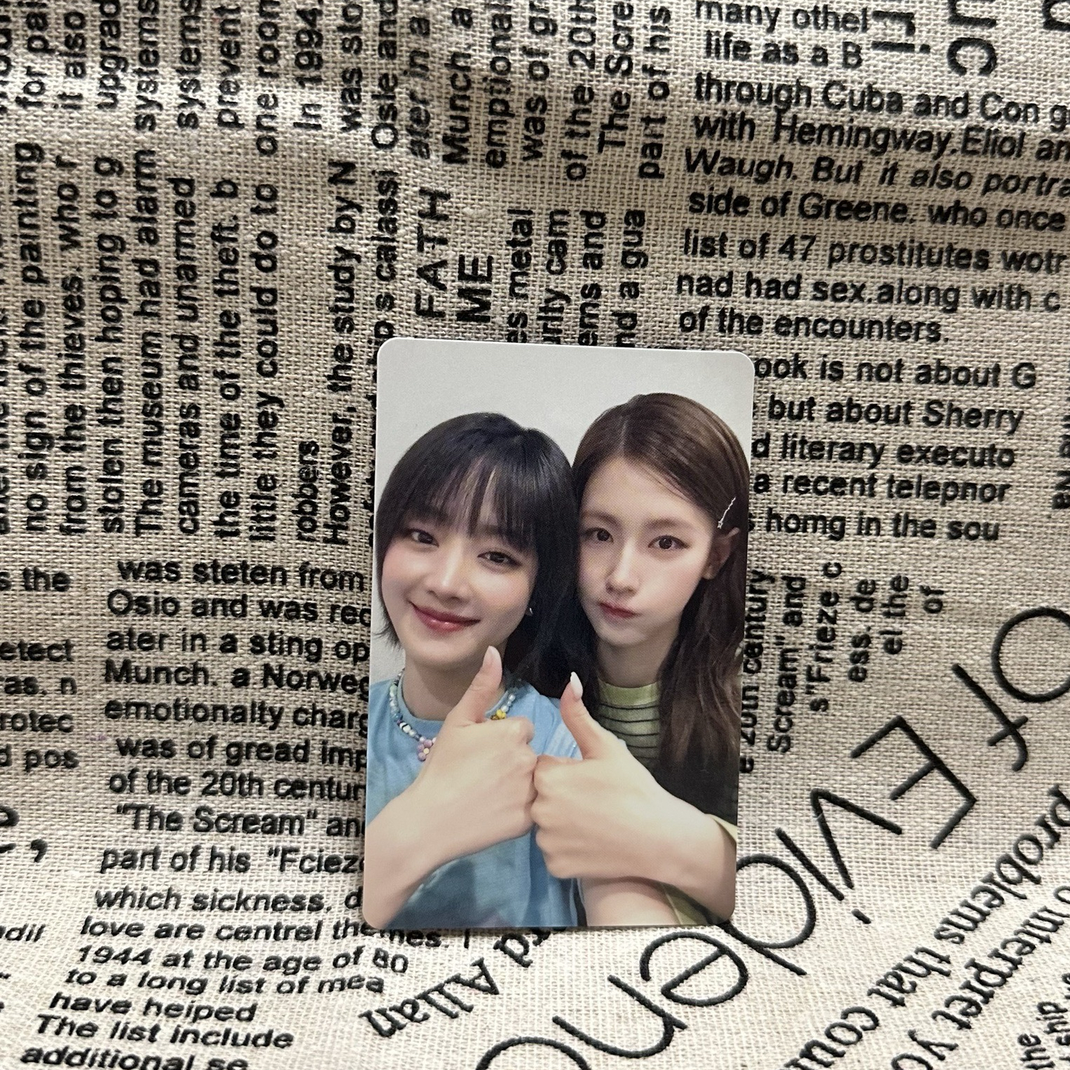 i-dle 薇娟 Minnie 日咖分隊卡 查麵 狗狗姐妹