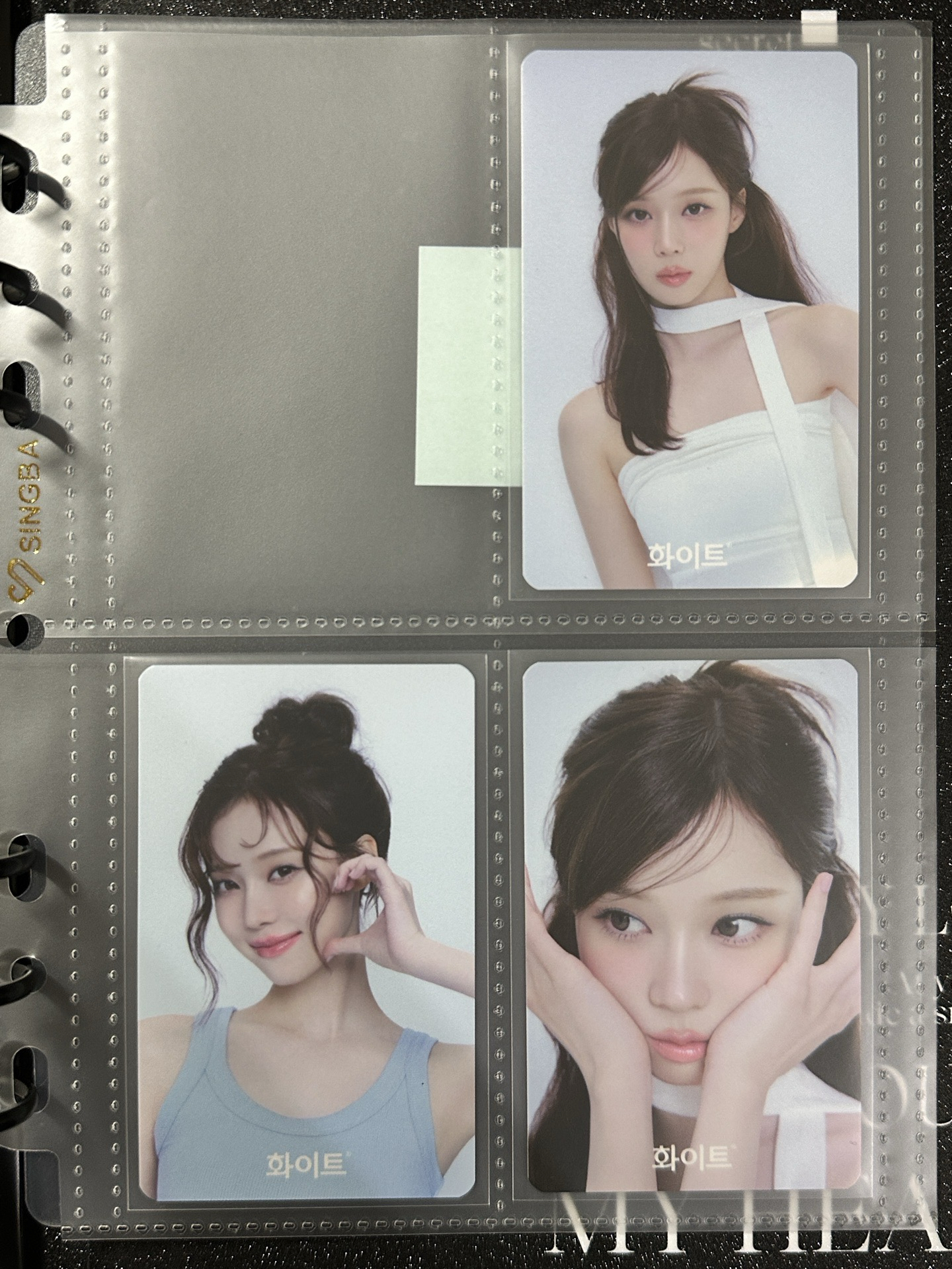 衛生棉代言卡冬 一套