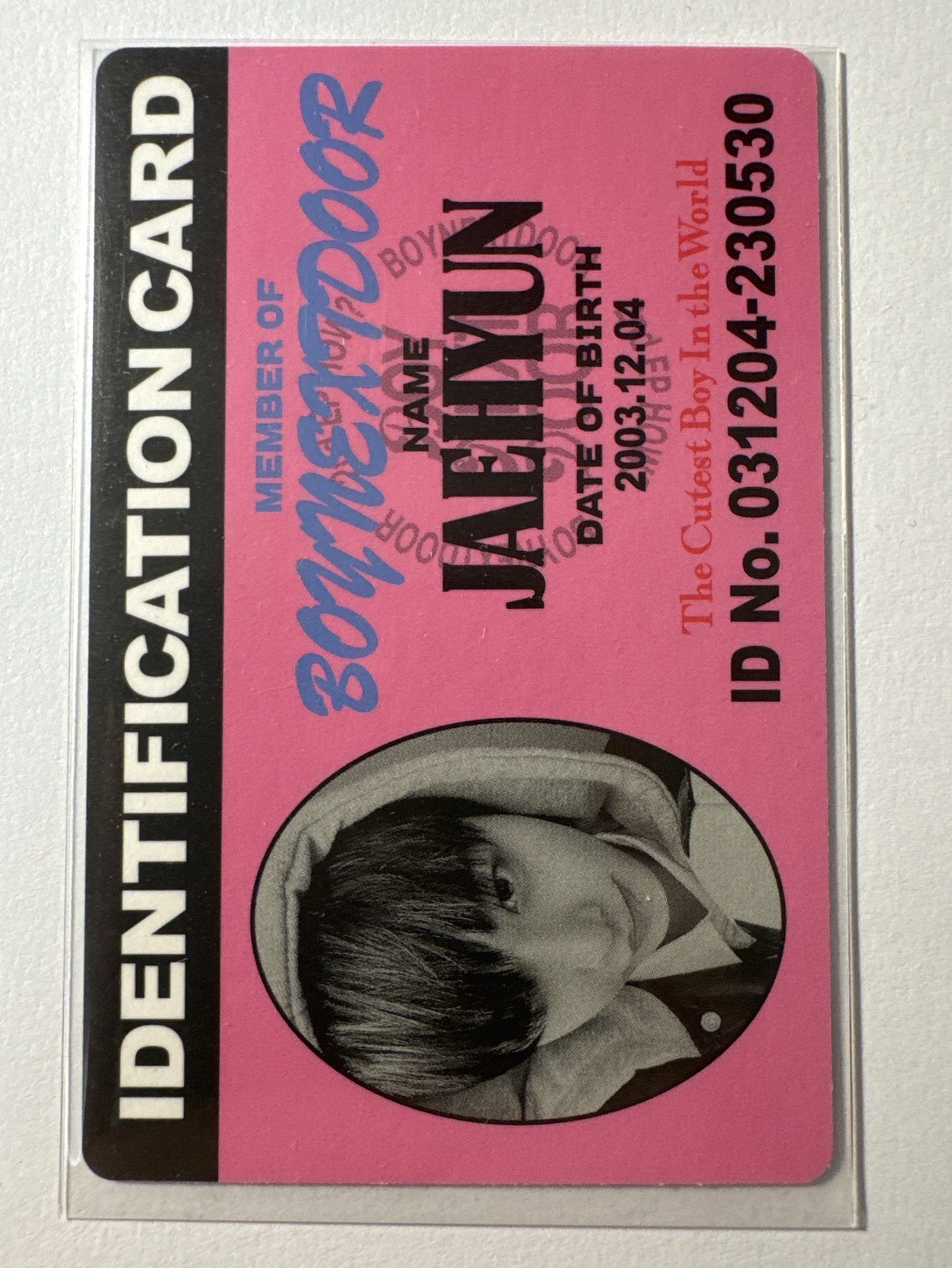 BND Jaehyun id卡