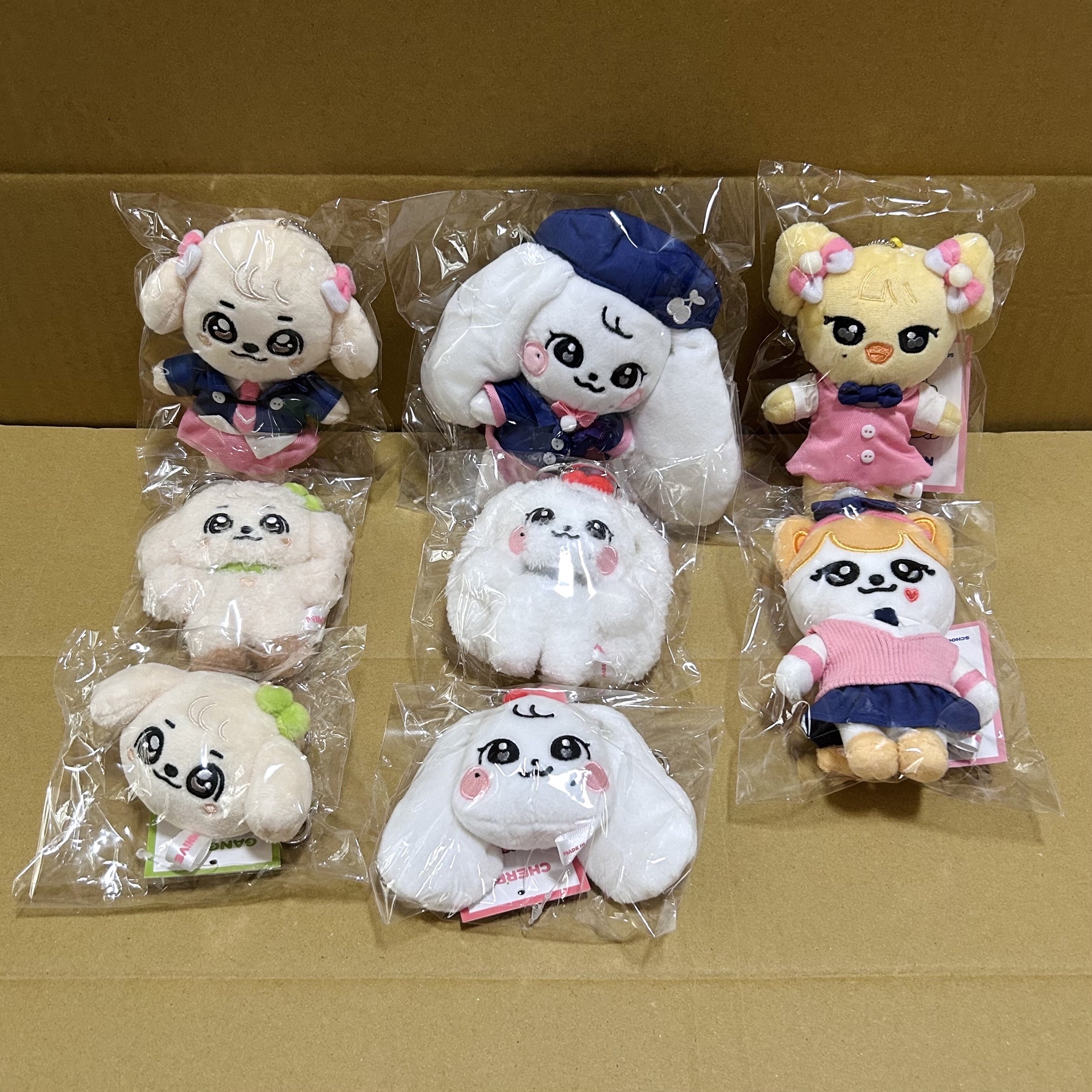 ive minive school 校服娃 絨毛娃 大頭娃 rei 員瑛 兪真 Liz