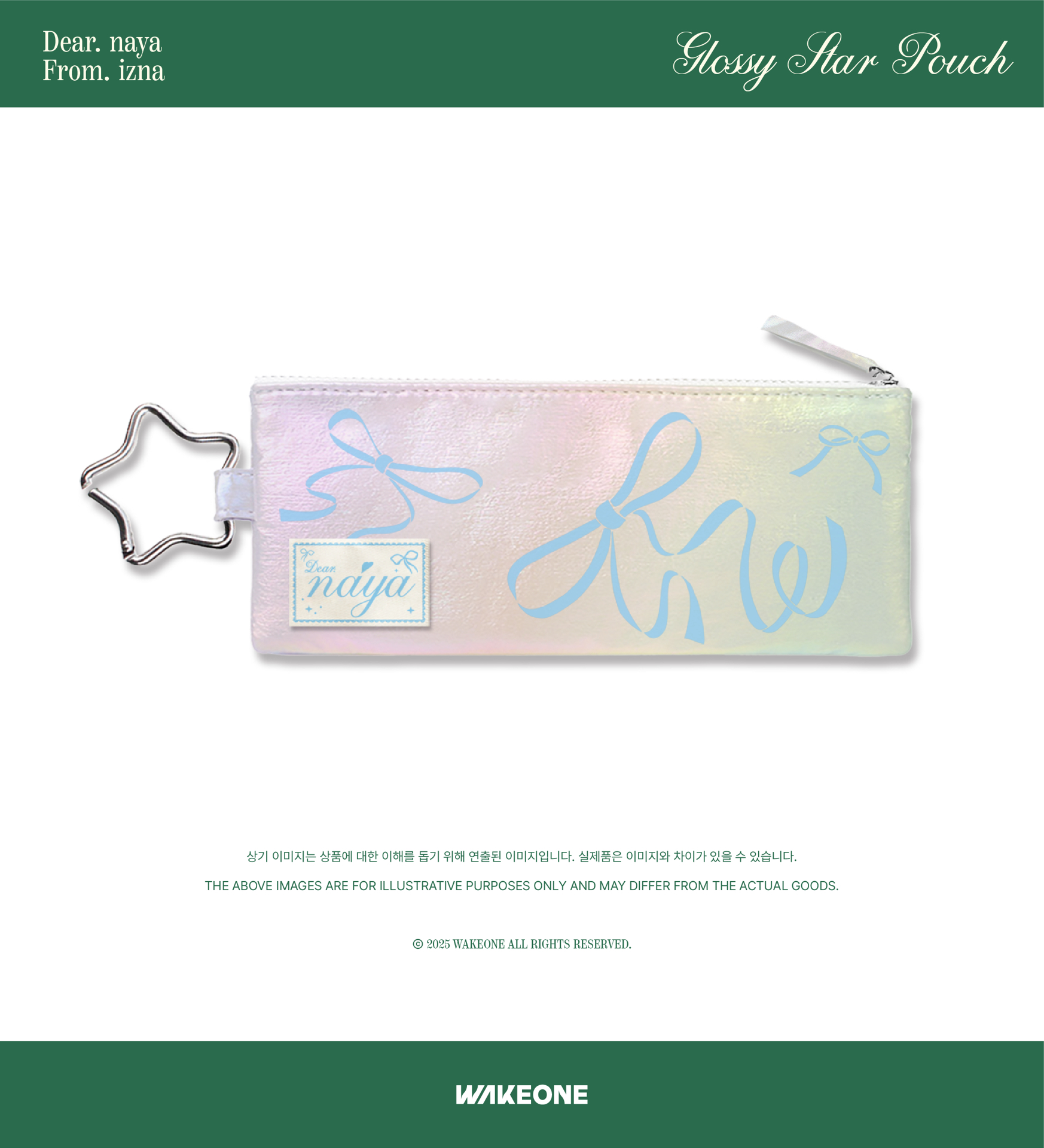 izna 2025 PHOTOBOOK MD 會員周邊（收納袋）