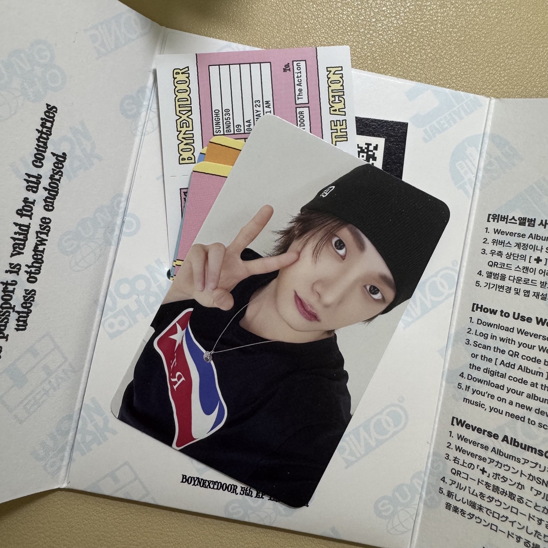 5th EP [The Action] (Weverse Albums ver.)成淏