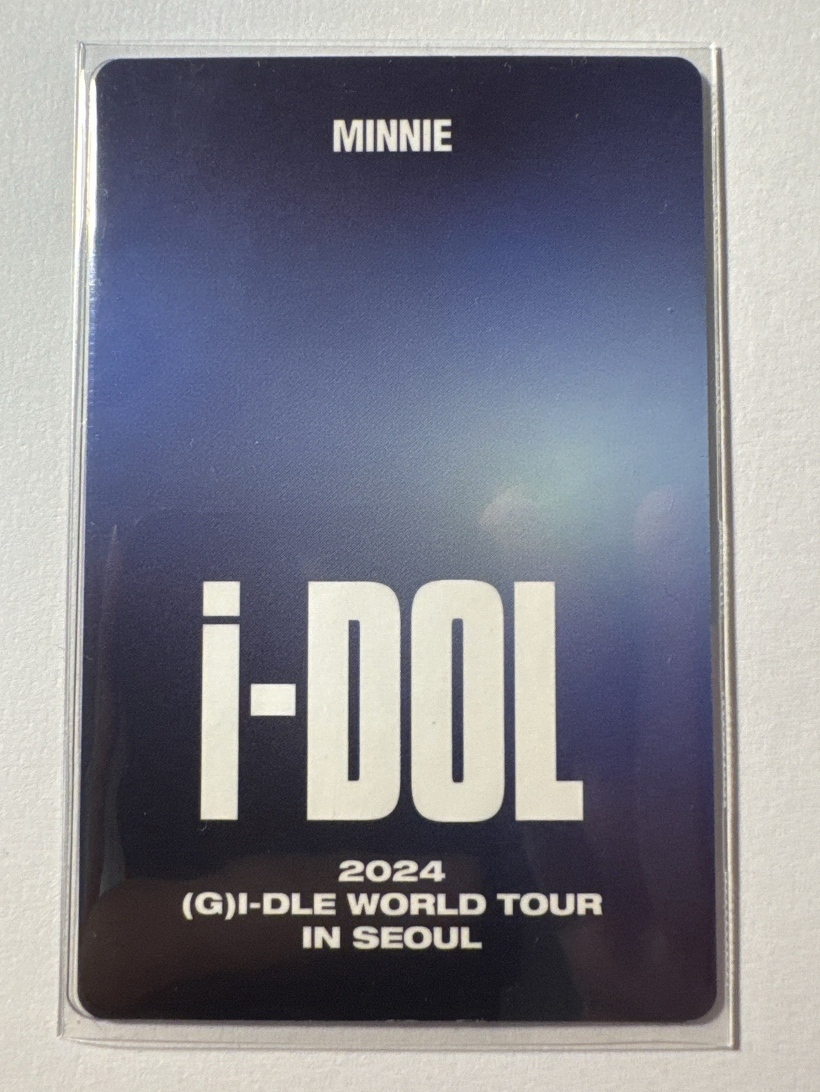 i-dle Minnie i-DOL世巡DVD固配小卡