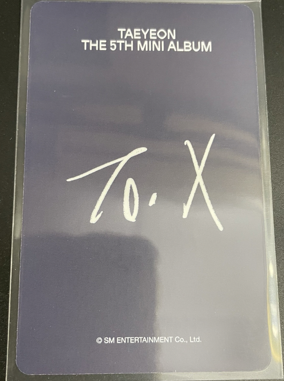 太妍 TO.X SM 特典