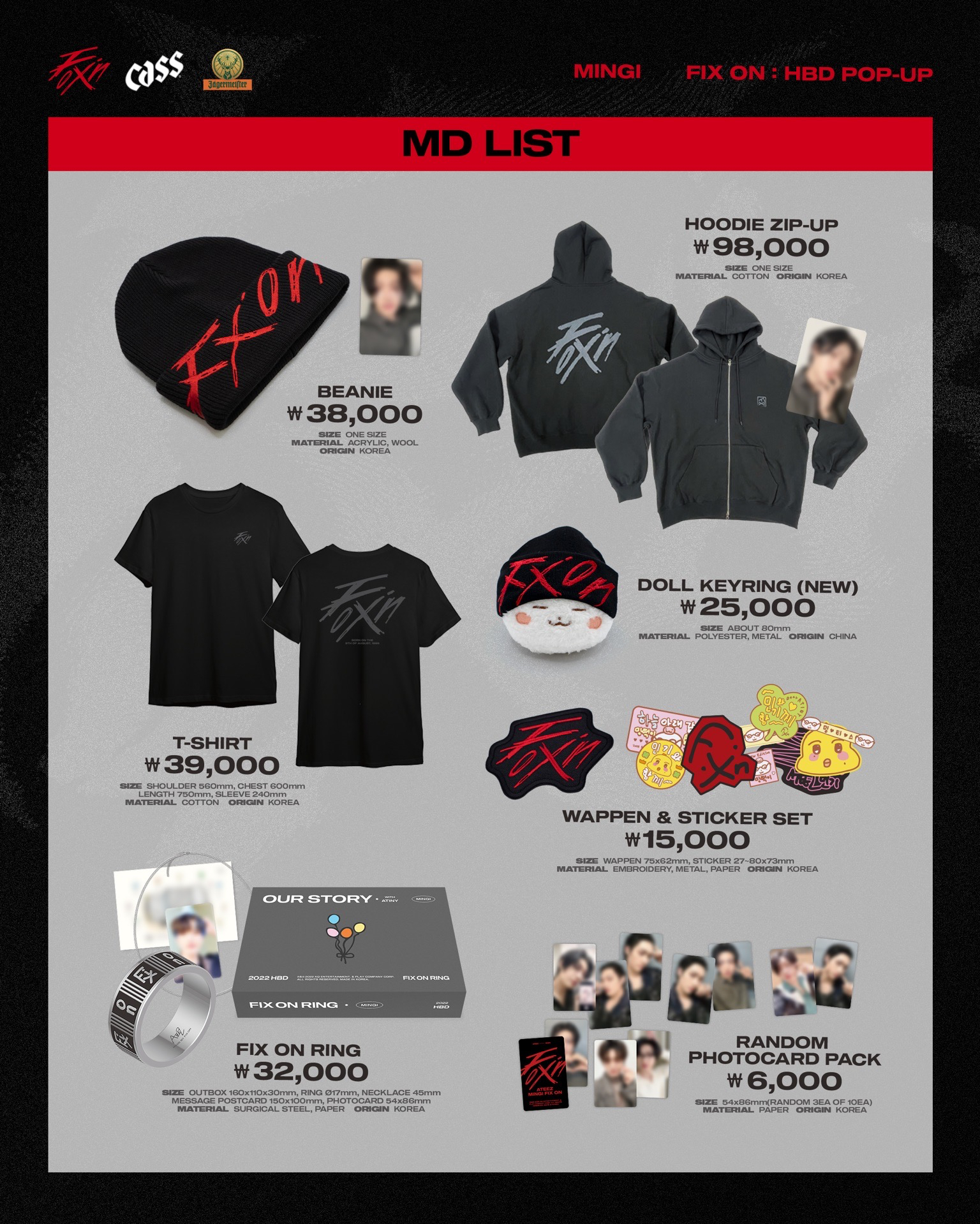 MINGI <FIX ON> HBD POP-UP