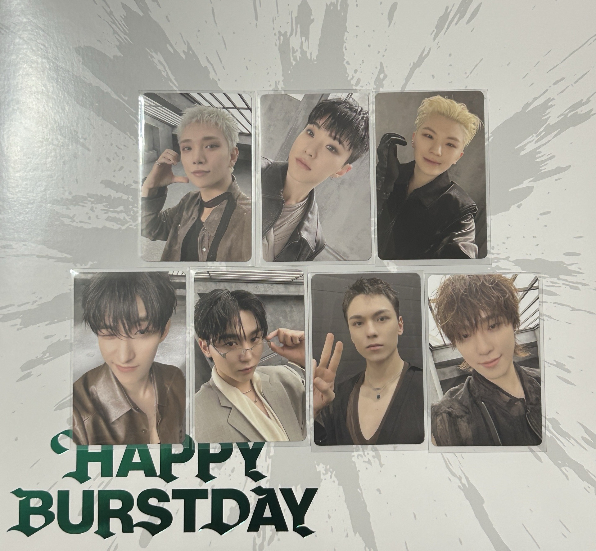 SEVENTEEN 正規五輯 HAPPY BURSTDAY 黑膠唱片 小卡+明信片