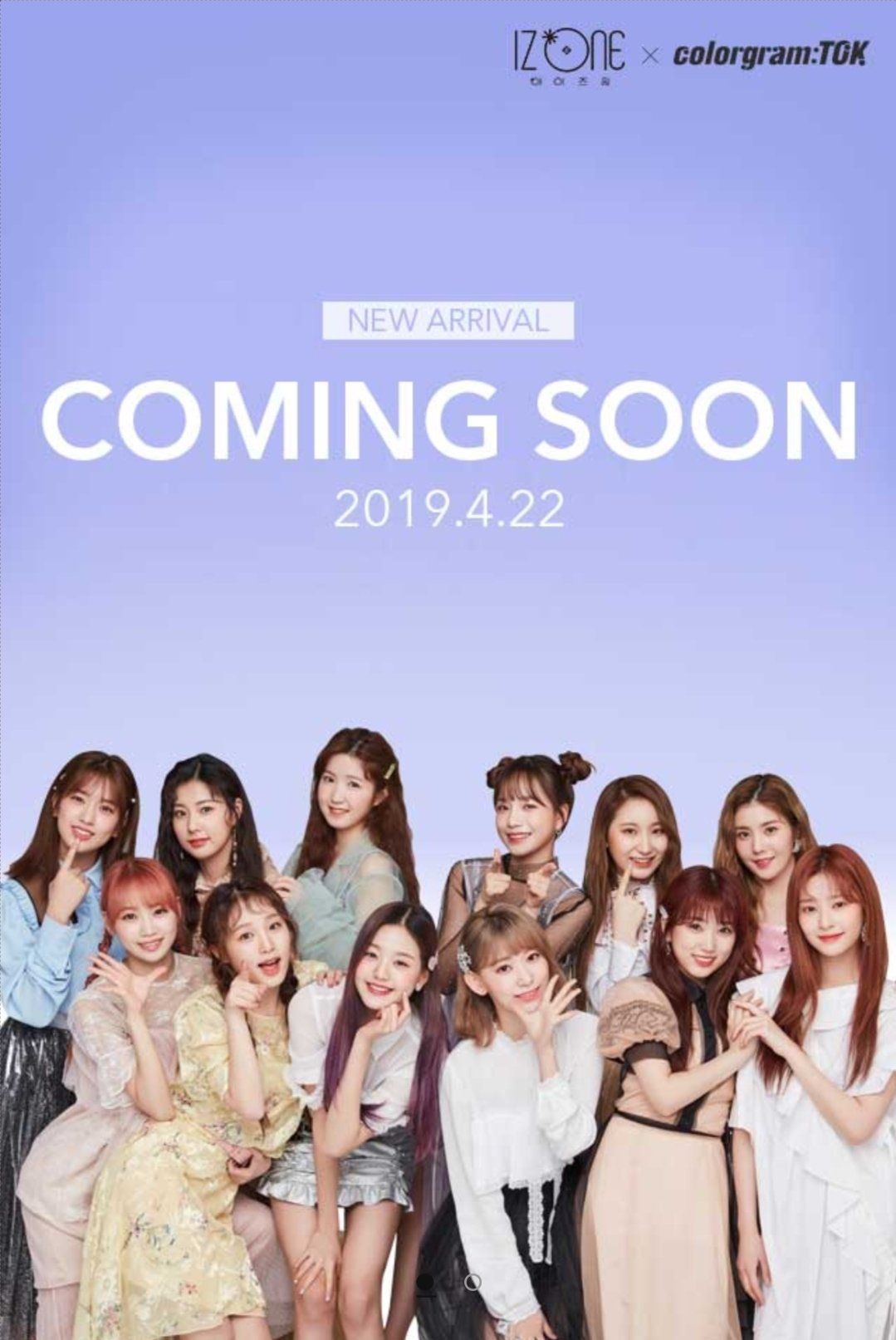 IZ*ONE × Colorgram:TOK