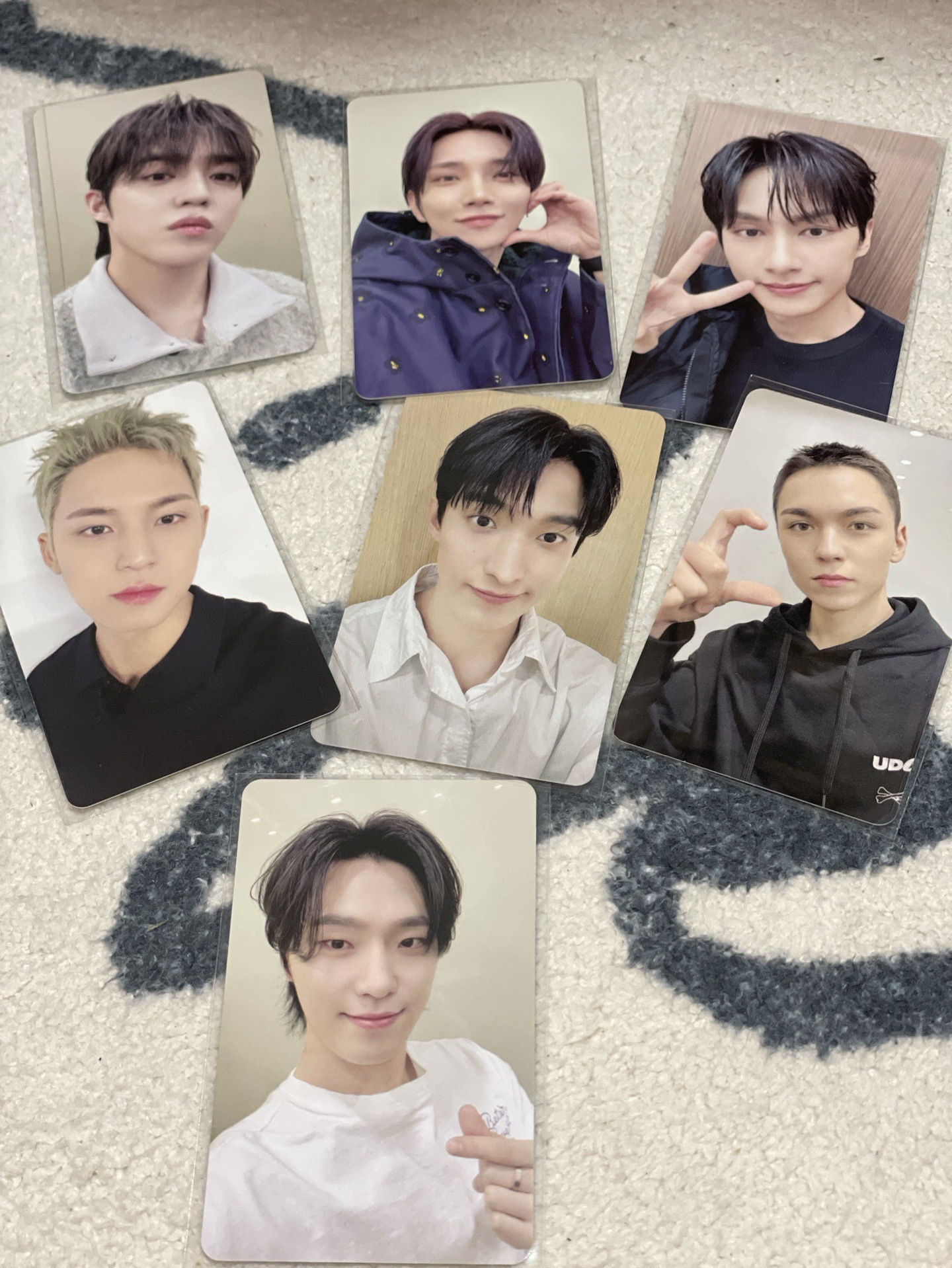 SEVENTEEN 十週年集章卡（哲秀俊奎碩率燦）