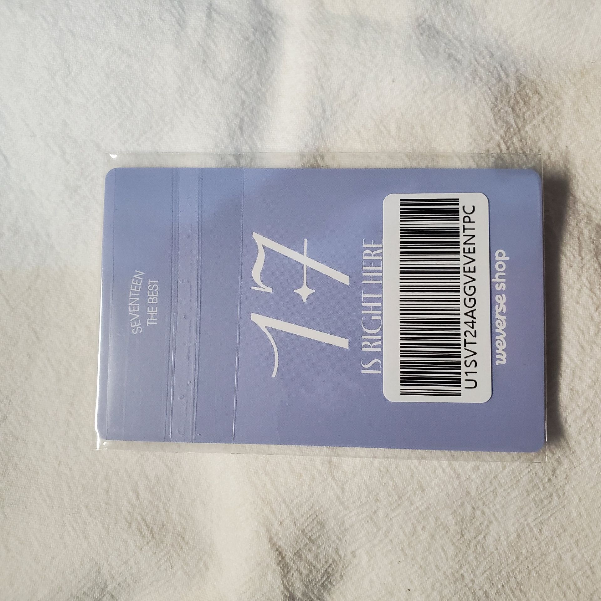 SEVENTEEN 淨漢 精選專 wvs特典