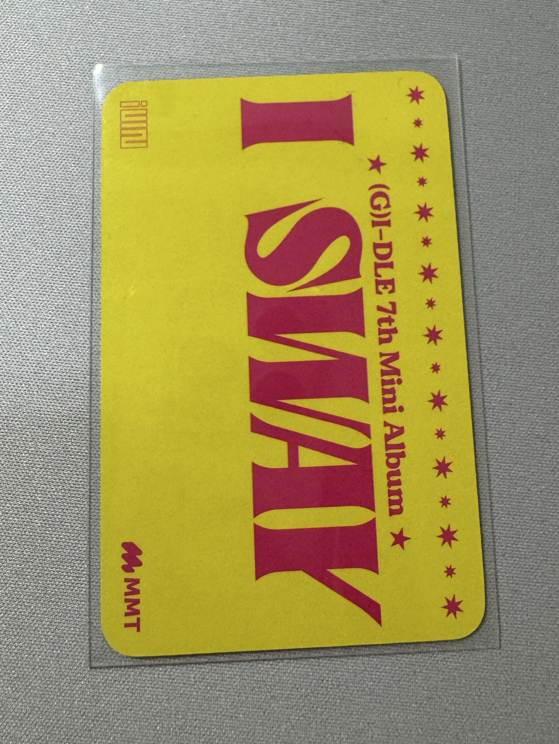 I SWAY MMT 特典卡