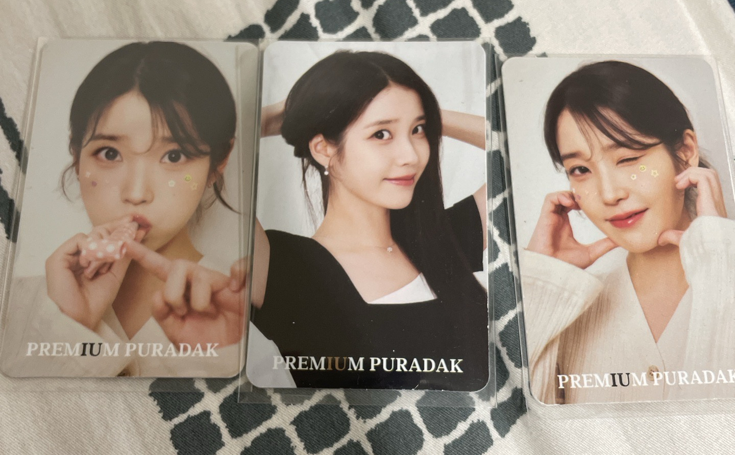 IU炸雞代言卡 一套