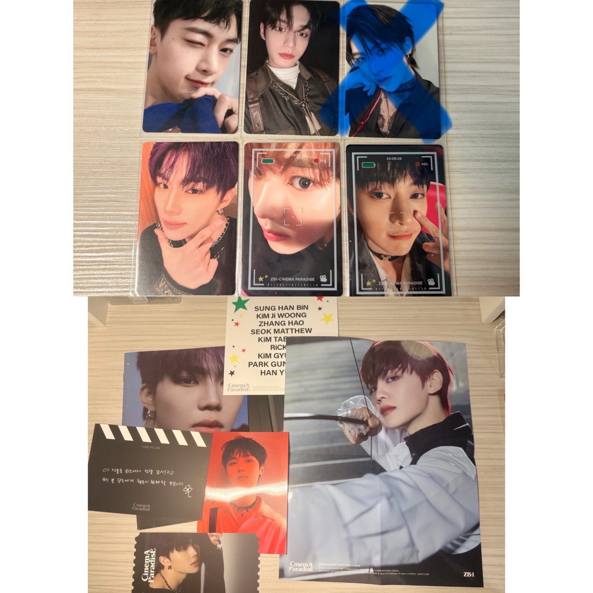 zb1 整圖100‼️空專跟箱子是二手包材 卡都是新包材！