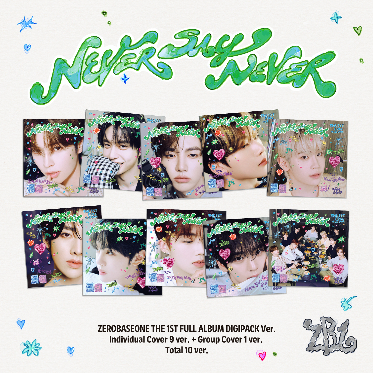 現貨 ZB1 ZEROBASEONE NEVER SAY NEVER 單封 未拆專
