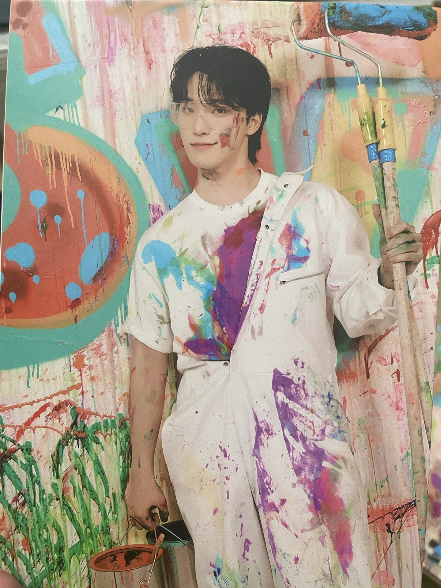 正規四油彩盤燦 空專