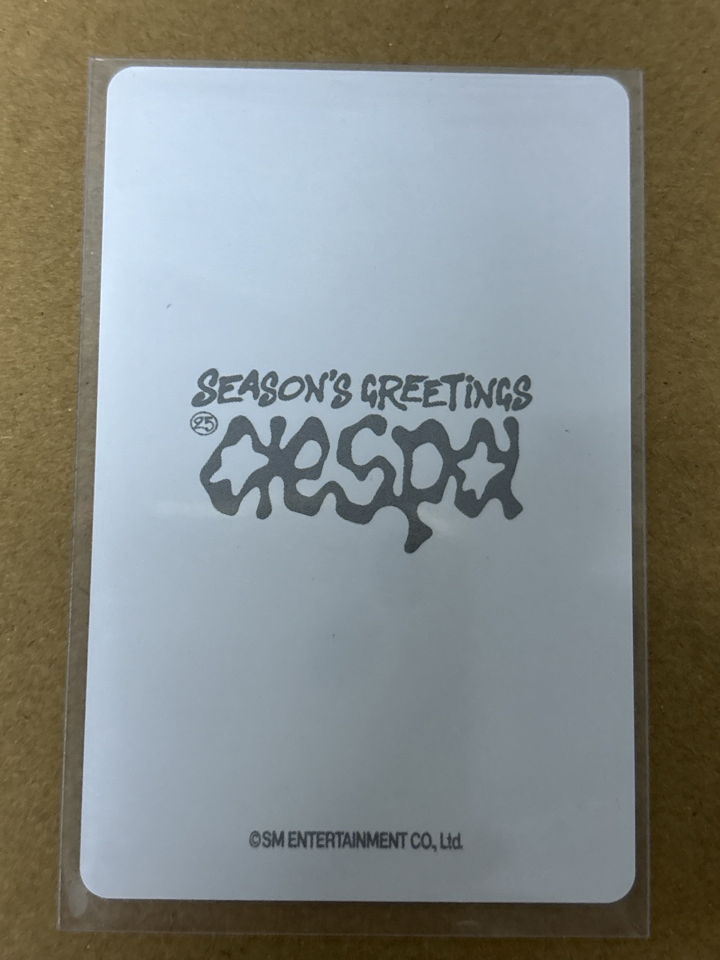 aespa Karina 柚子 2025年曆 年曆卡 固配官拍柚