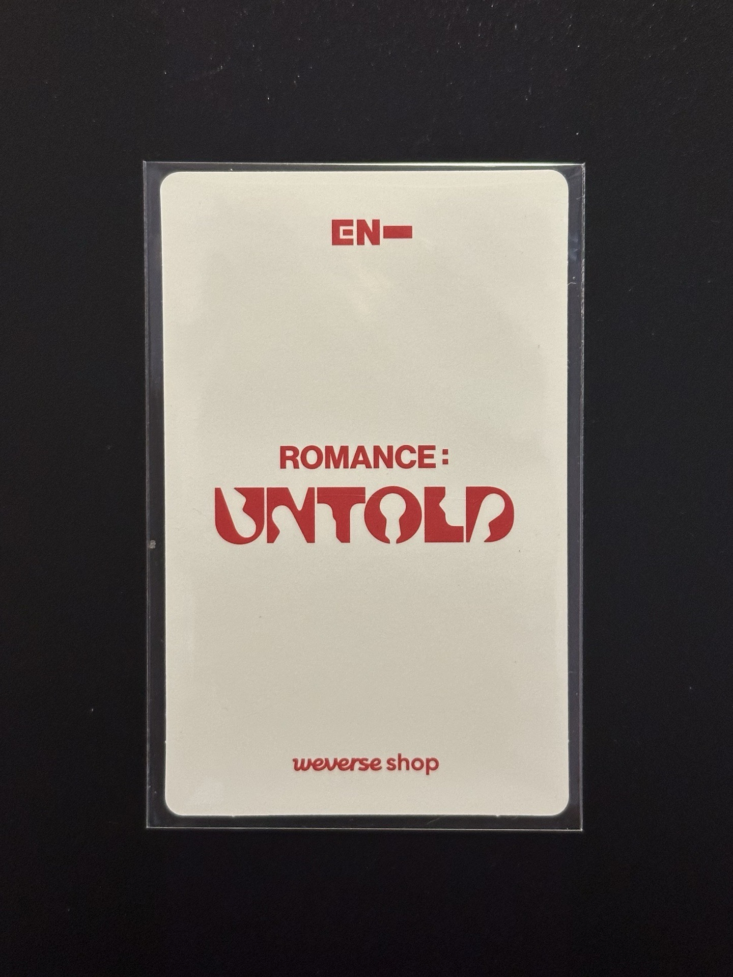 ENHYPEN JAKE 沈載倫 正二 wvs pb 特典卡