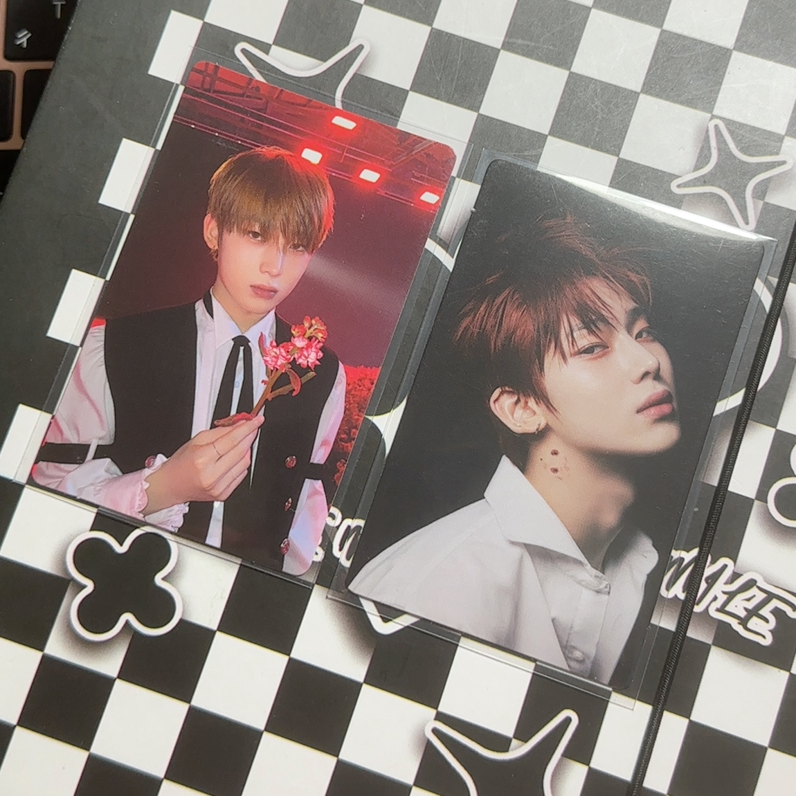 迷四拿花官拍禹+恩靜版官拍set