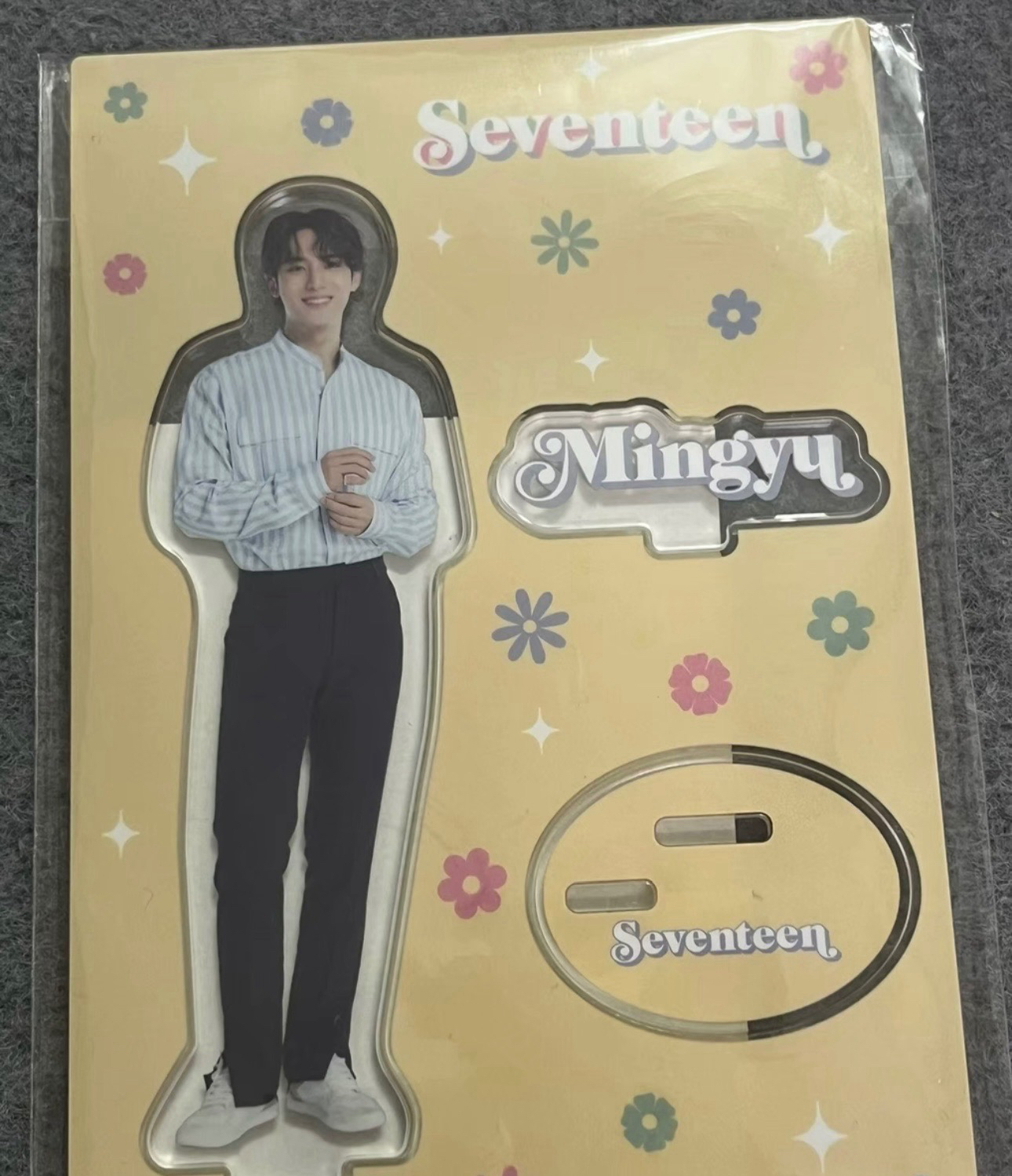 SEVENTEEN 2022日本FM HANABI飯咪周邊  ACRYLIC STAND 立牌 珉奎 全新未拆