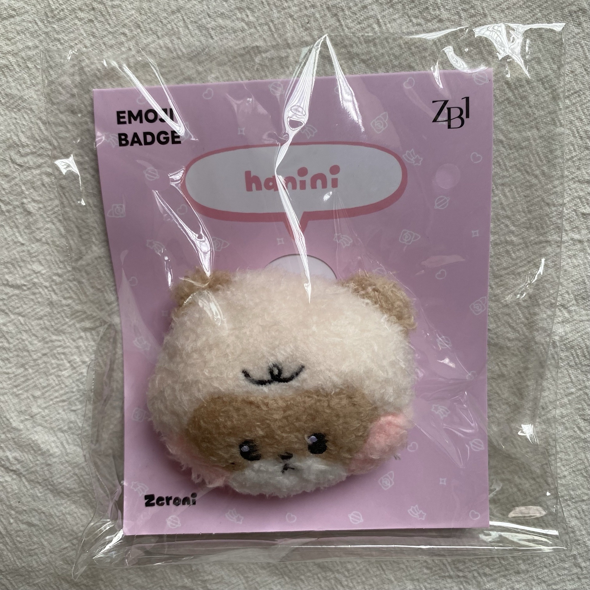 Zb1徽章昊 全新未拆