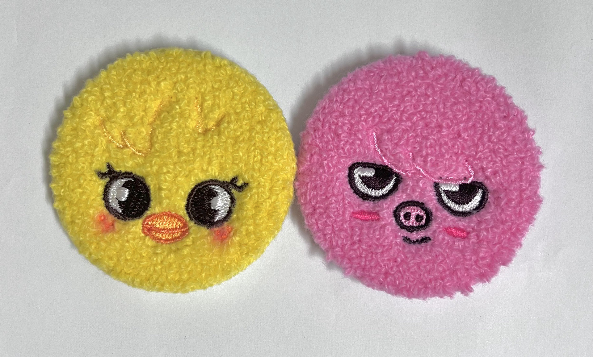 5期 飯咪 Fm 毛絨徽章 豬兔 啵啊里