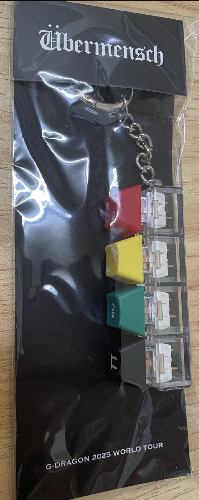 G-DRAGON 世巡 鍵盤鑰匙圈吊飾
