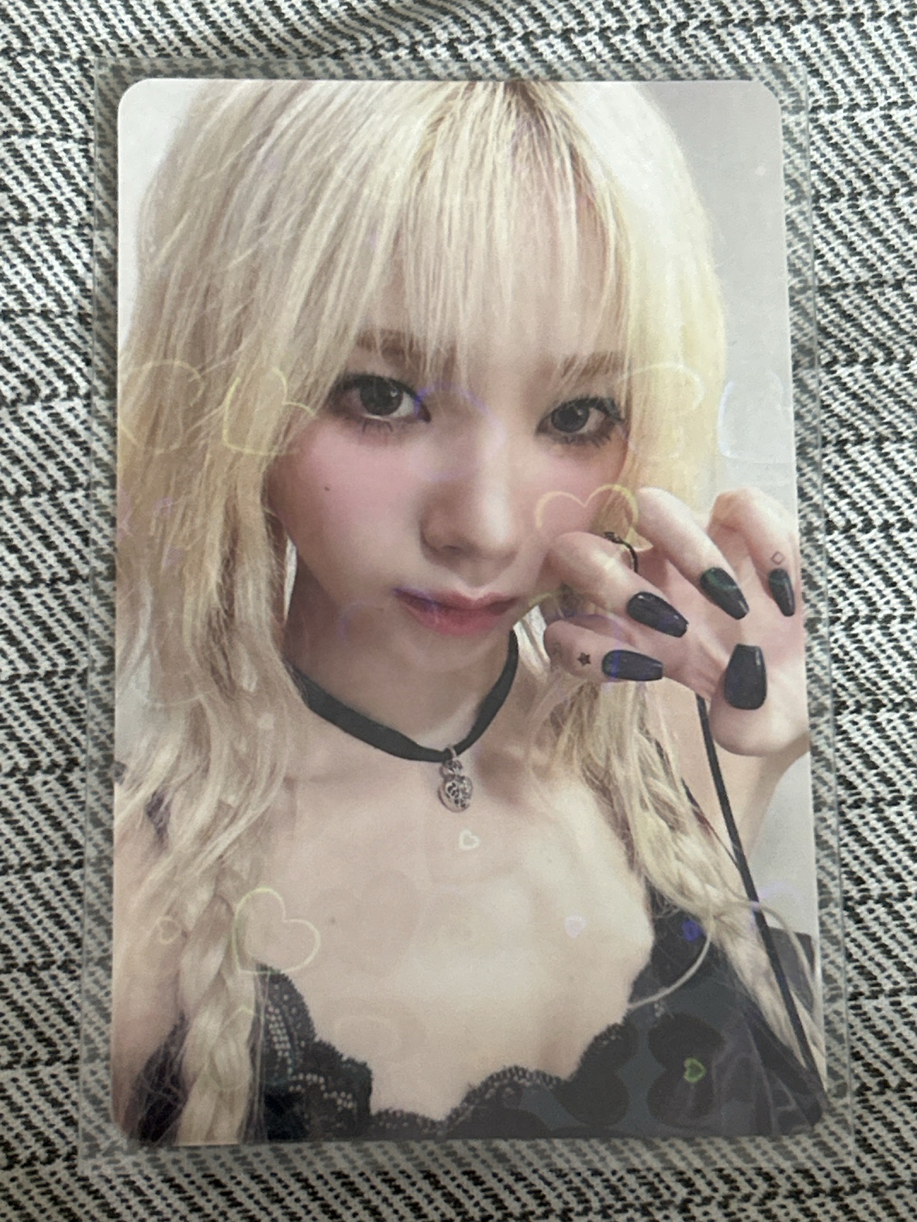 MY WORLD kms 特典卡 預售柚 愛心閃柚