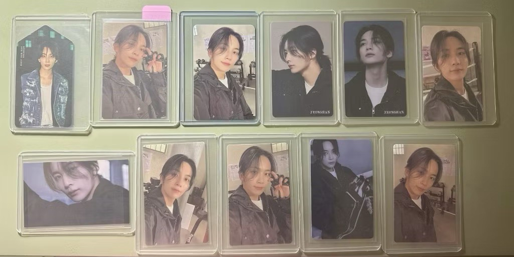 SEVENTEEN 迷十 FML 淨漢 JEONGHAN 特典 小卡 手機墊片 克拉盤全專