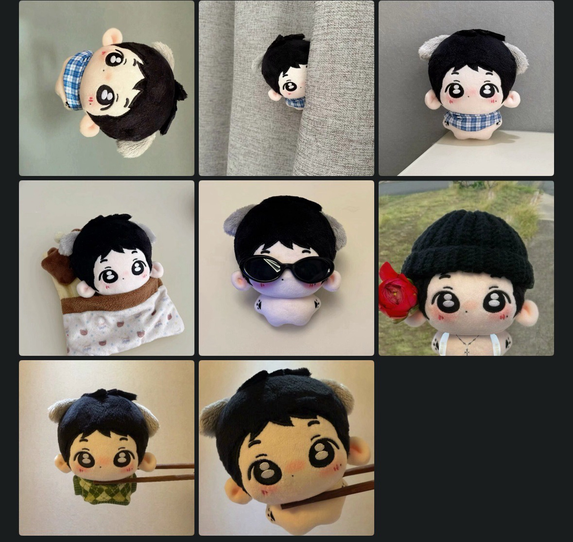 SEVENTEEN 金珉奎 10cm 大頭娃娃 珉不樂