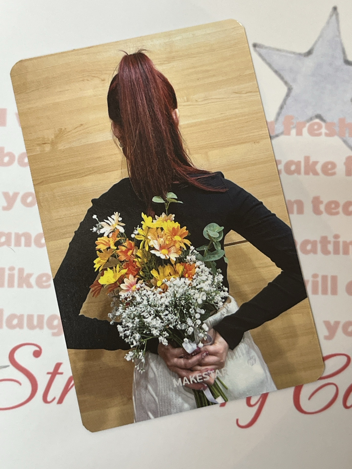 STAYC ISA 泰迪熊 ms捧花莎 雙面卡