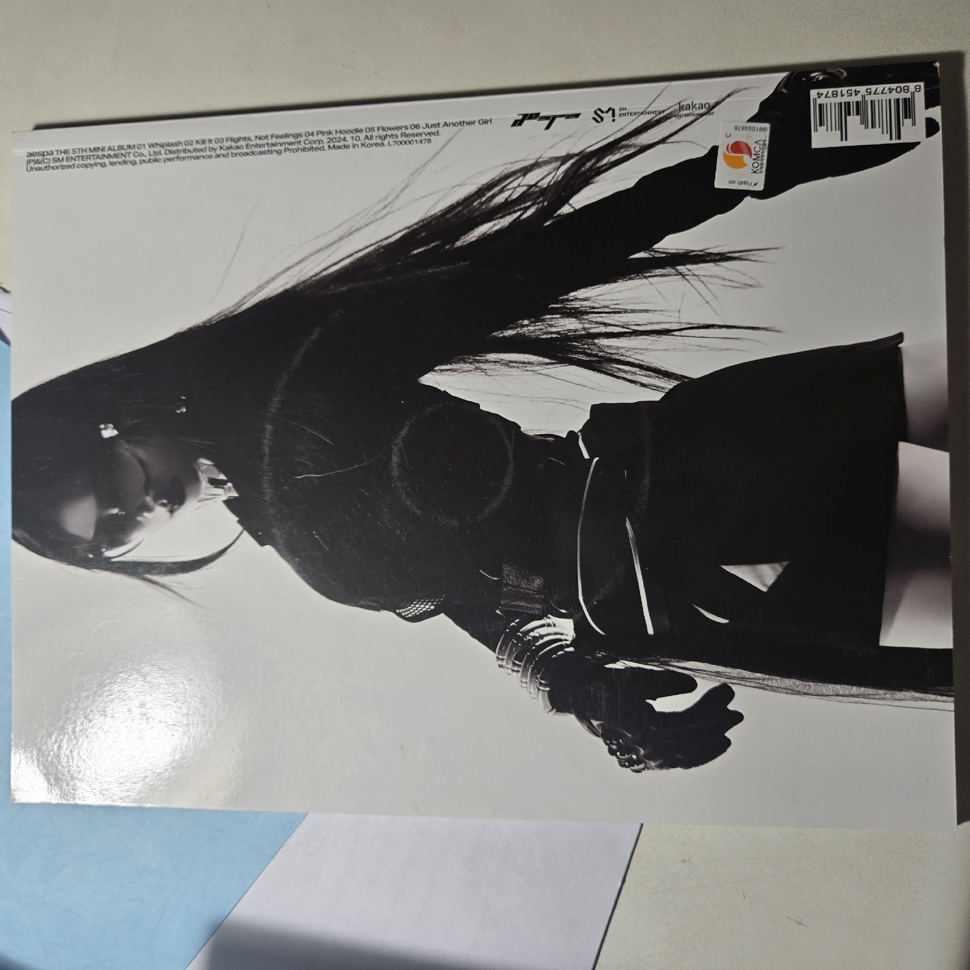 aespa the 5th mini album whiplash Karina ver
