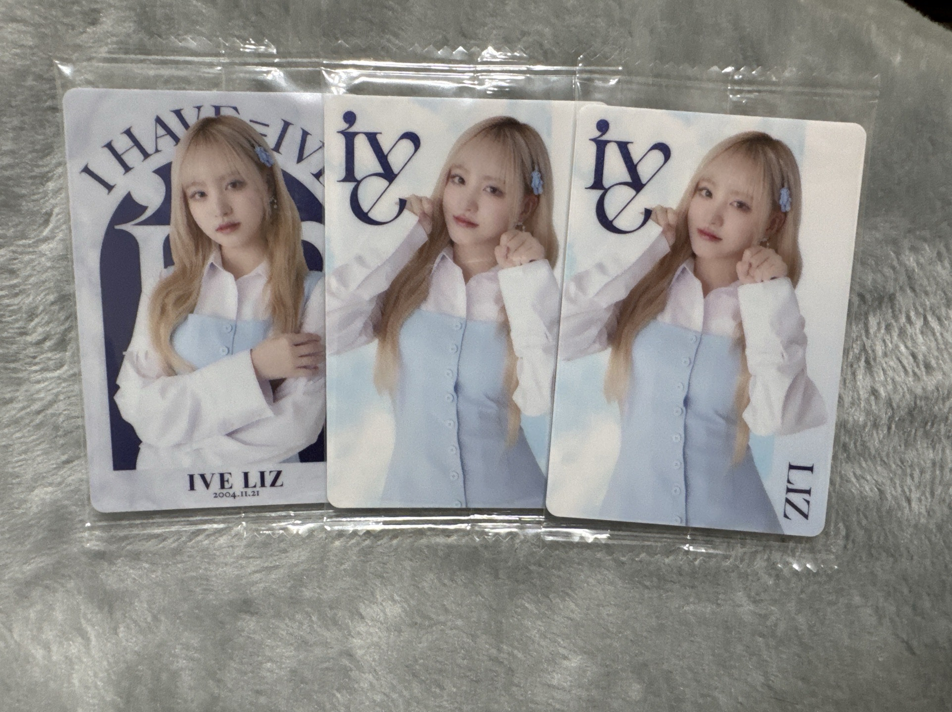 IVE Liz 餅乾卡