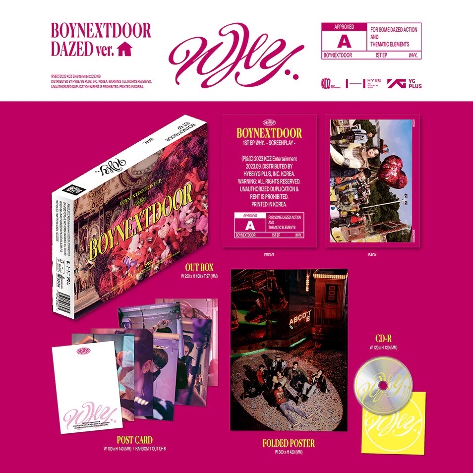 DAZED ver. 粉版專輯配置