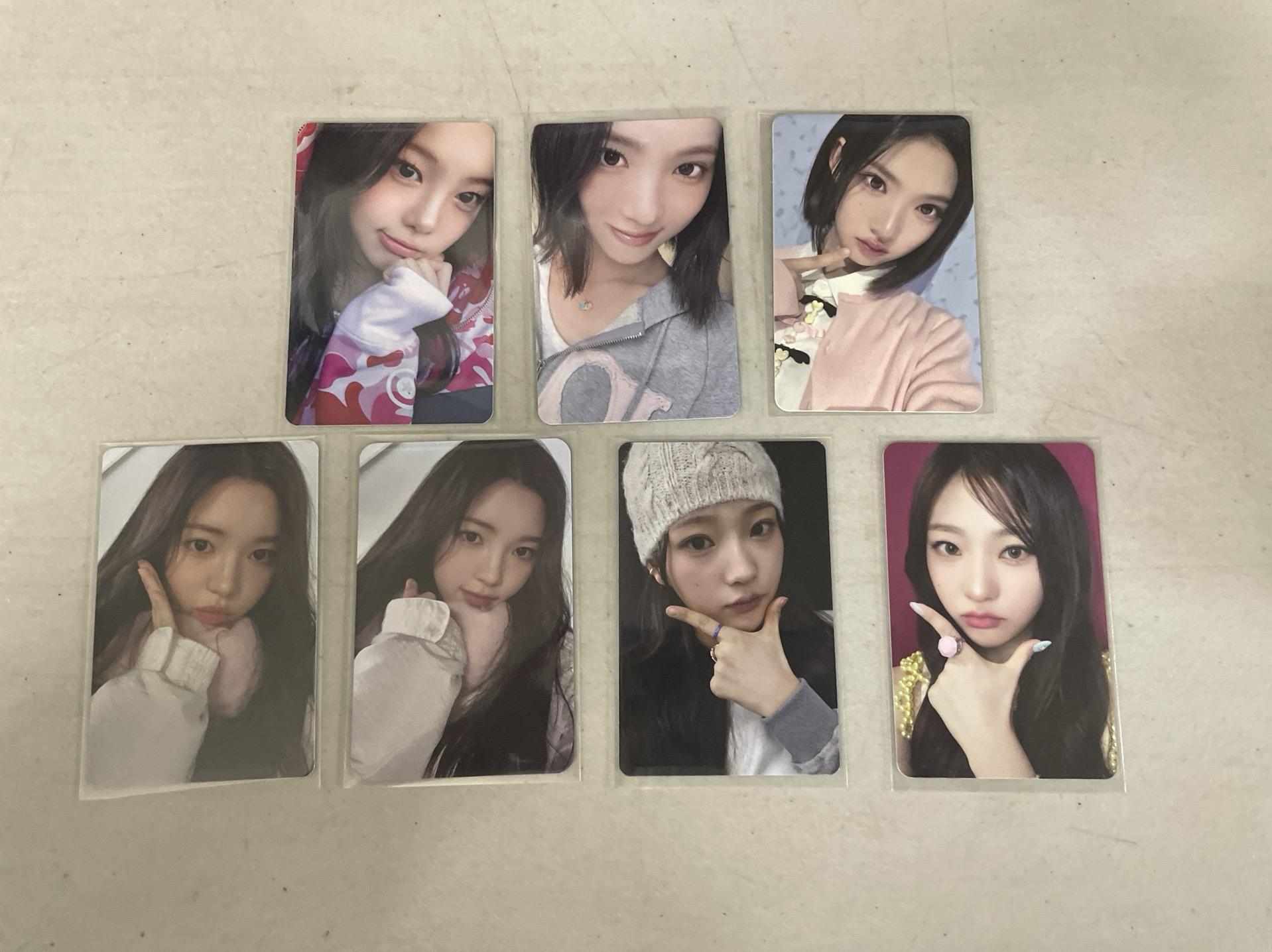 h2h jiwoo yuha stella ian 特典卡/簽售卡
