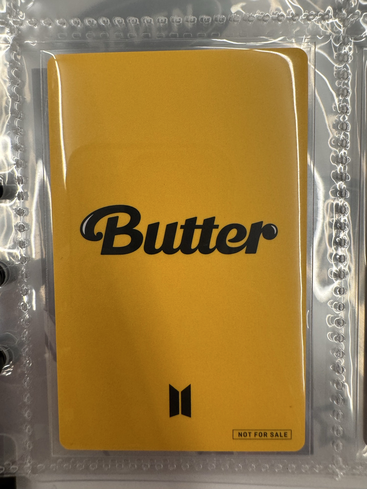 BTS 防彈少年團 金泰亨 V butter 日咖特典 小卡