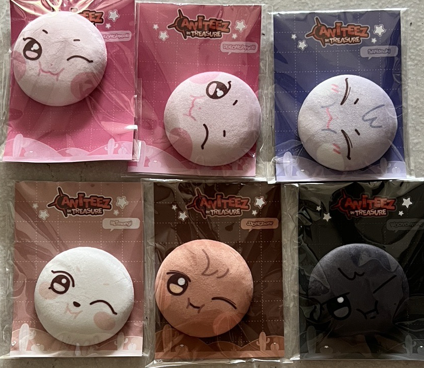 ANITEEZ In Treasure 日本軟徽章（含小卡）